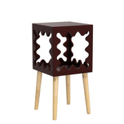 Square Bookcase Nightstand Side End Table