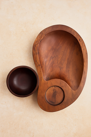 Wooden & Epoxy Multicolour Serving Platter Combo – Glossy Snack Tray