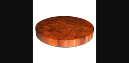 Premium Round Wooden Butcher Block – Acacia Cutting Board for Kitchen & Serving