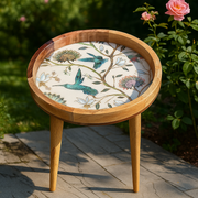 Hummingbird Handmade Side Table 14